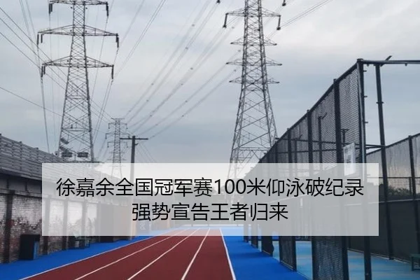 徐嘉余全国冠军赛100米仰泳破纪录 强势宣告王者归来 - CROWN SPORTS